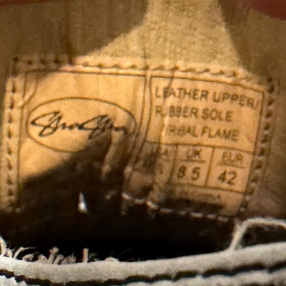 9.5 RARE 90s flame creeper shoes with hidden storage (covered by the insole) main image 6